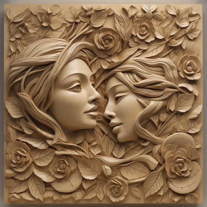 نموذج ثلاثي الأبعاد لآلة CNC 3D Art 